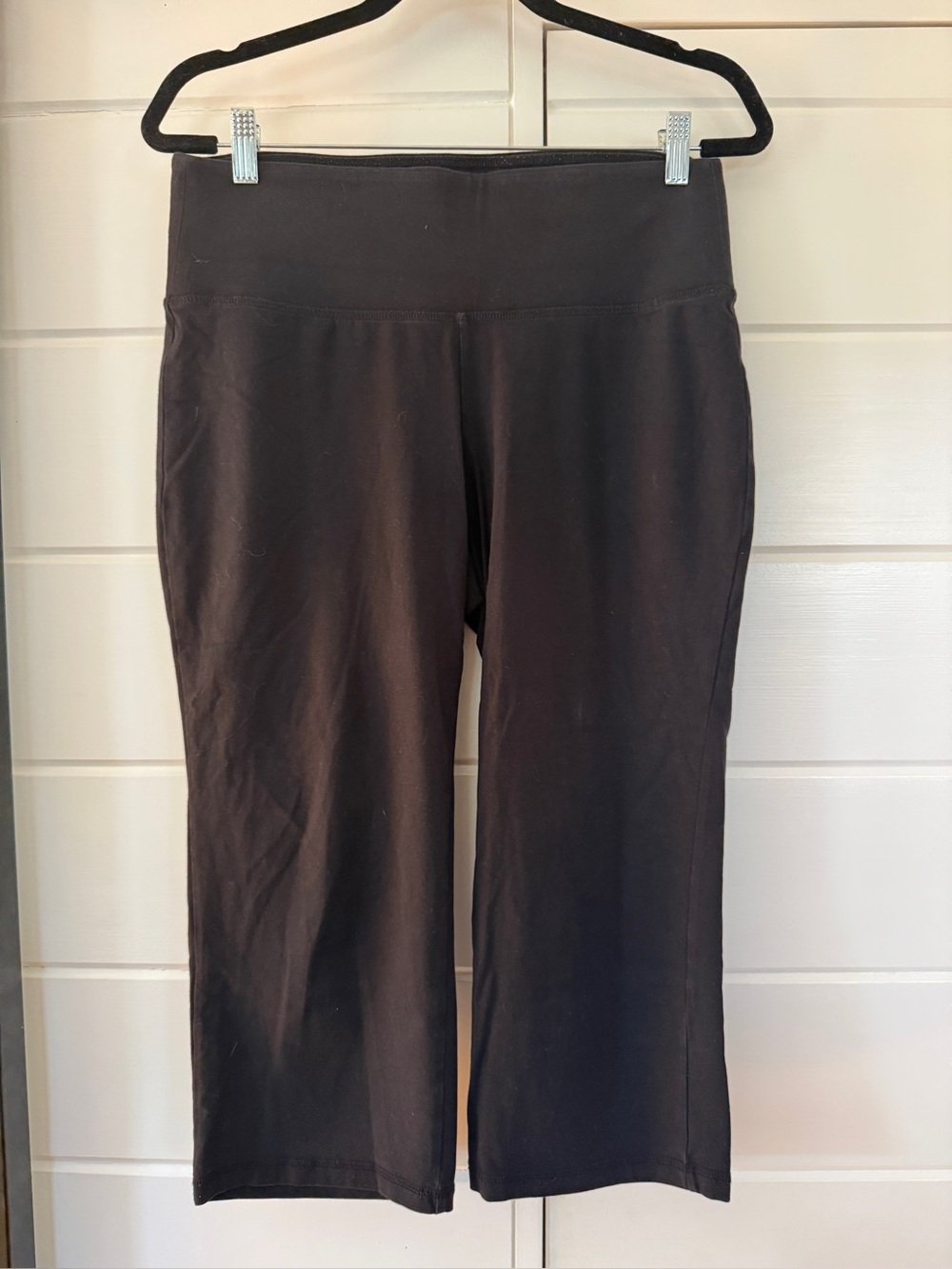 Women’s Black Stretch Cropped Leggings